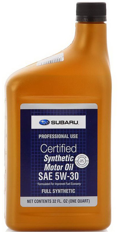 Олива моторна SUBARU Synthetic Motor Oil 5W-30 0.946 л (SOA427V1410)